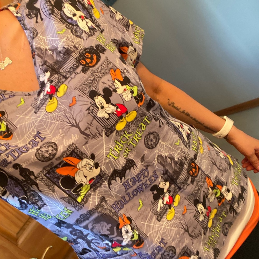 Scrub top.